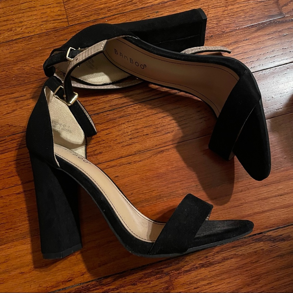 Black 4inch heels